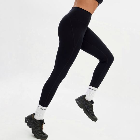 Girlfriend Collective M Compressive High-Rise Legging Black Active Tight Pants - Picture 9 of 13